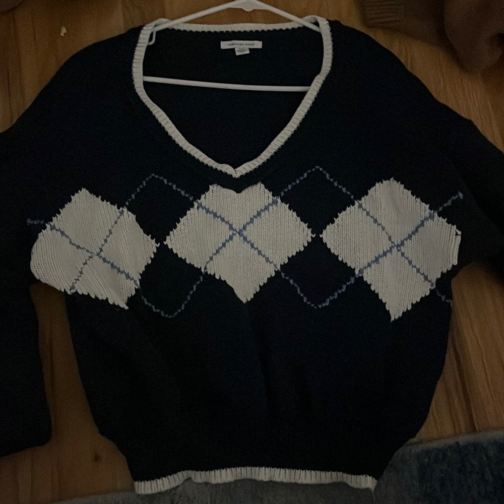Navy sweater